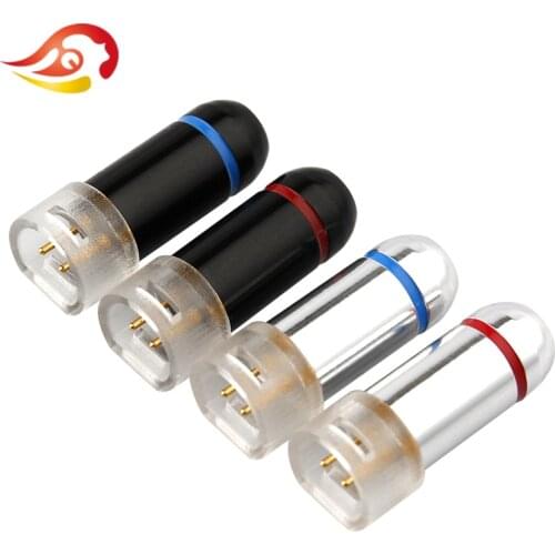 QYFANG 10 Pairs Earphone Plug 2 Pin Socket Jack IE8 IE8I IE80 DIY HiFi Headphone Adapter PC Audio Cable Solder Wire Connector