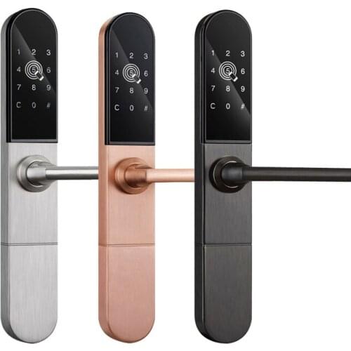 Smart Biometric Recognition Card Door Lock Digital Aluminum Door Lock For Hotel/ Apartments Sliding Door XM-C878