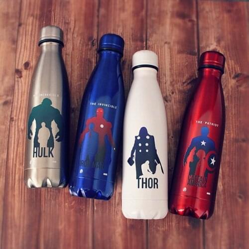 Stainless Steel Cola Sport Water Bottle Rugged Thermos Cup Portable Travel Car Vacuum Flasks Coffee Insulated Cup Cola Drinkware