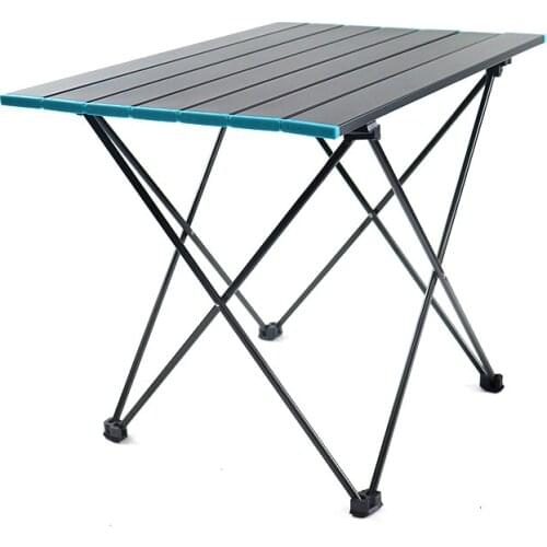 Camping Tables with Aluminum Table Top Ultralight Camp Table with Carry Bag for Indoor