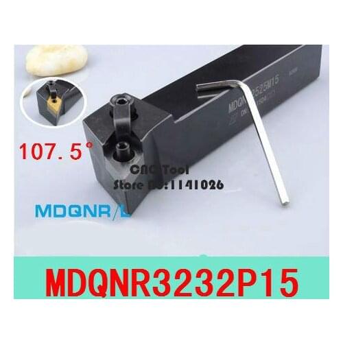 MDQNR3232P15/ MDQNL3232P15 Metal Lathe Cutting Tools,CNC Turning Tool,Lathe Machine Tools, External Turning Tool Type MDQNR/L