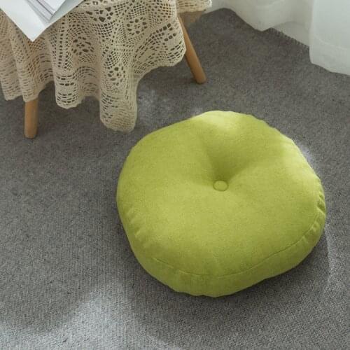 Thicken Seat Chair Pad Cattail Hassock Round Office Back CushionTatami Mattress Meditation Cushion Floor Pouf