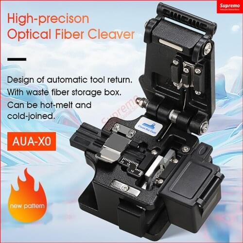 High Precision 5 PCS AUA-X0 Fiber Cleaver Cable Fiber Optic Cutting Knife Tools Cutter Three-in-one clamp slot 16 Surface Blade