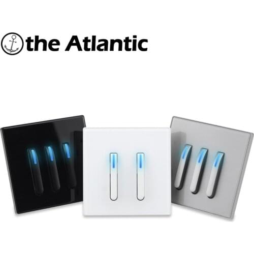 1 2 3 4 Gang Light Switch LED Indicator Wall Switch Piano Key Intermediate Switch Push Button Reset Switches Black White Gray