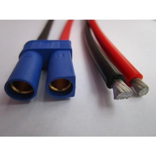 1 pcs EC5 Female Jack Connector Cable 10AWG 50cm
