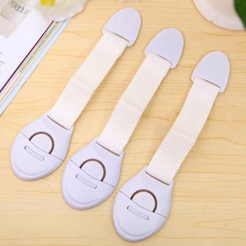 1 pcs Creative Baby Safety Lock Plastic Drawer Door Cabinet Cupboard Safety Locks protection from children for newborns