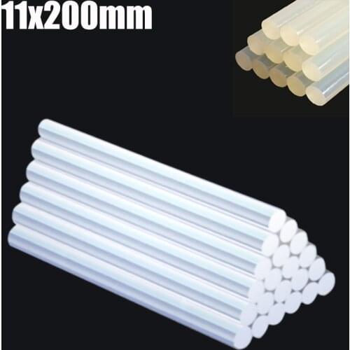 10/20/50Pcs 11mmx200mm Clear Hot Melt Glue Sticks For Electric Glue Gun Auto Repair Tools Car Dent Paintless Removal Hand Tool