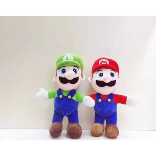 2pcs/Lot Mari Bros Plush Toy Kawaii Mushroom Man Toad Soft Stuffed Toys Dolls for Children Kids Birthday Christmas Gifts