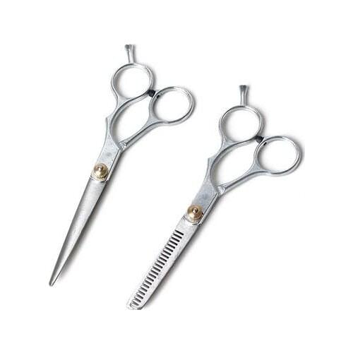 2 pcs set Barber Hair Cutting Thinning Scissors Shears Hairdressing professional hair scissors jk17