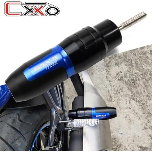 For SUZUKI GSX-S750 GSX S750 GSXS 750 all year Motorcycle CNC Accessoires Falling protection Exhaust Slider Crash pad slider