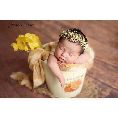 Jane Z Ann Flower Fairy mori Series Garland Preserved Fresh Flower Headdress Baby Photo Shoot Newborn Photography props