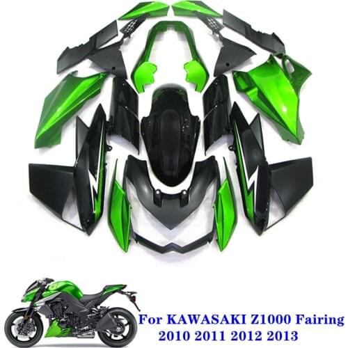 For Kawasaki Z1000 2010 2011 2012 2013Motorcycle ABS Injection Body Fairing Kit Z1000 10 11 12 13 ABS Fairing Kit Body Fairing