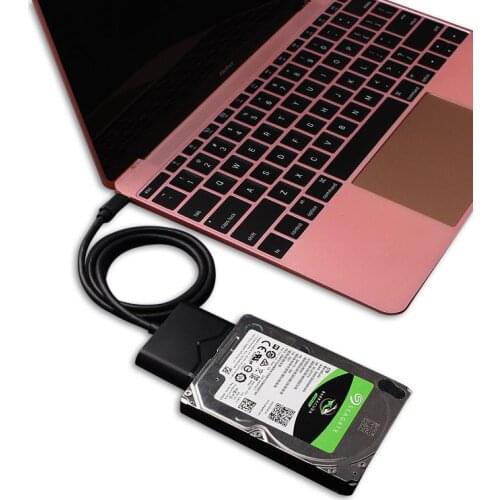 USB3.1 Type C SATA Cable Type C Male To SATA3 22Pin 6Gbps Converter For 2.5inch 3.5inch Mechanical Hard Disk HDD SSD For Macbook