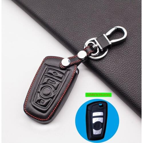 Leather Car Key Cover Case for BMW 520 525 f30 f10 F18 118i 320i 1 3 5 7 Series X3 X4 M3 M4 M5 Styling Car Key Soft Protective