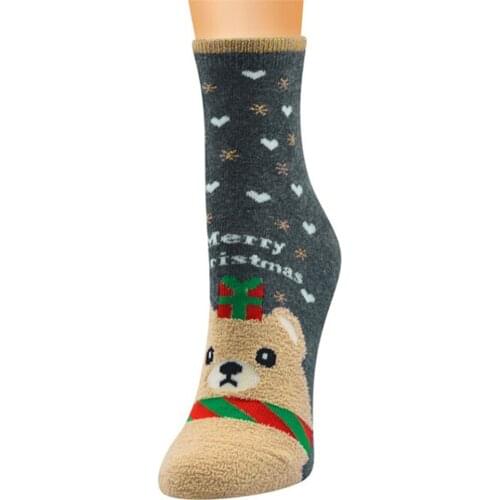 Fashion Retro Cotton Sock Unisex Comfortable Funny Cartoon Socks Casual Socks Christmas New Year Festival