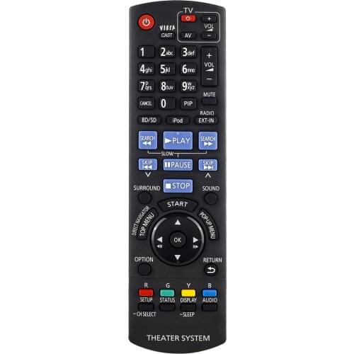 Not New Remote Control for Panasonic Blu-Ray Home Theater System N2QAKB000073 Sc-BTT750 Sc-BT222 BT228 Sa-BT222 SA-BT205 BTX77