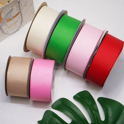 Cheap big sale 50 mm solid colors grosgrain ribbon