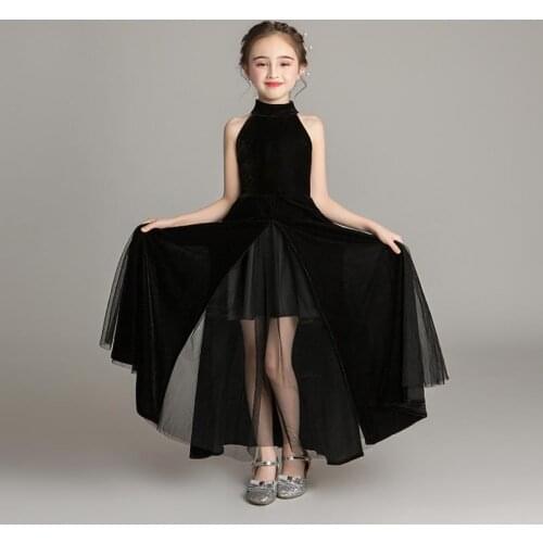 2020 New Pretty Tutu Catwalk Pageant Girls Dresses Puffy Tulle Flower Girl Dresses Communion Dress for girls Vestidos L07