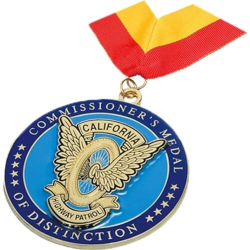 New Styling Angel Wings Logo Medal China Production Round Medal