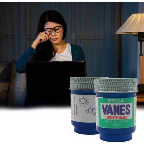 20G Vanes Cooling Cream Mentholed Vaseline Protect Skin From Sunburn,Cool,Clean Quick Relief For Chapped Skin Refresh Brain