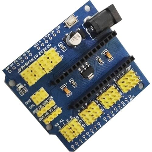 5pcs/lot NANO I/O IO Expansion Sensor Shield Module For Arduino UNO R3 Nano V3.0 Controller Compatible Board I2C PWM Interface