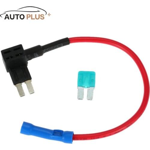 Micro 2 Micro II ATA Standard Fuse Add A Circuit 32V 15A Car Blade Fuse Auto Vehicle Circuit Protection with Fuse Adapter