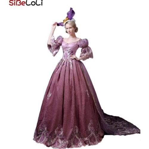 Pink Rococo Victorian Princess Fairytale Bridesmaid Fancy Ball Gown Christmas Marie Antoinette Dresses Theatrical Costume