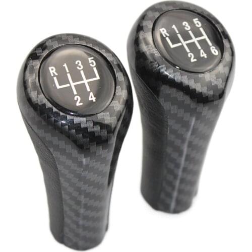 Carbon Fiber Gear Shift Knob For BMW 1 3 5 6 Series E30 E32 E34 E36 E38 E39 E46 E53 E60 E61 E63 E81 E82 E83 E84 E87 E90 E91 E92