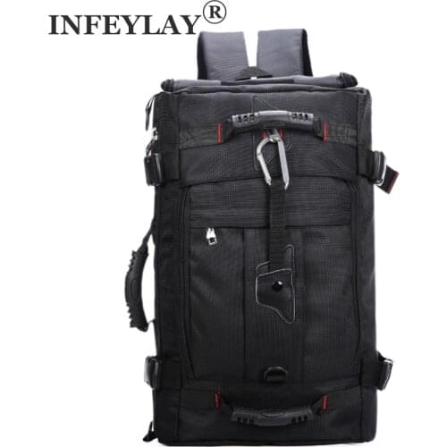 INFEYLAY Men Backpacks bag oxford 40L Business Travel backpack Women outdoors Laptop Backpack Multifunctional mountaineering bag