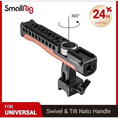 SmallRig DSLR Camera Quick Release Rotating Nato Handle For Side Handle & Top Handle for SmallRig BMPCC 4K / 6K Cage 2203 2362
