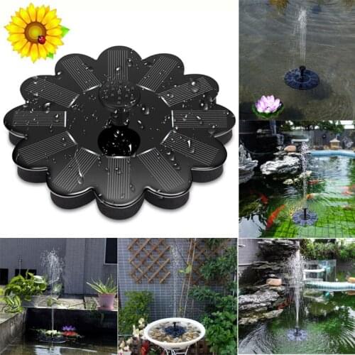 Super Outdoor Solar Powered Bird Bath Water Fountain Pump Solar Pond Pump Watering Kit for Pool&Garden&Aquarium Dropshipping