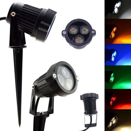 9w LED Landscape Lights Waterproof IP65 LED Garden Lighting Outdoor Lawn Lamp For Outdoor Yard 85-265V Green Blue Red Yellow