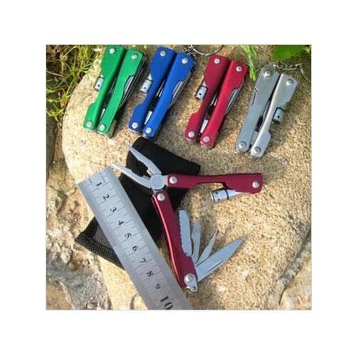 LED light multi-functional mini flashlight pliers small multi-purpose outdoor supplies tool camping folding gift