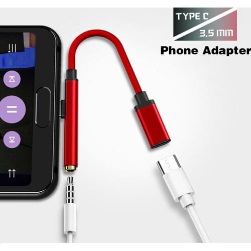 USB C To Jack 3.5 Type C Cable Adapter 2 In1 for Huawei P20 Pro Xiaomi Mi 6 8 9 Se Note USB Type C 3.5mm AUX Earphone Converter