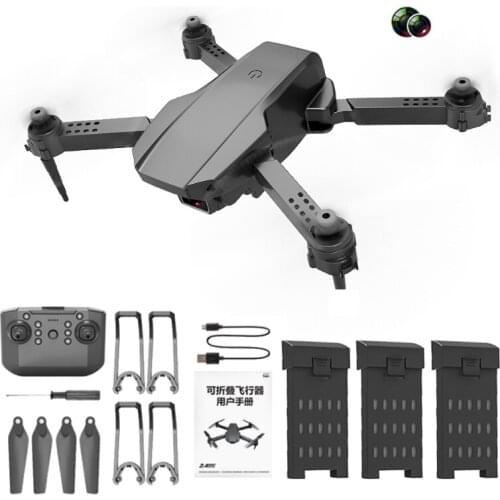 Drone w/ 4K Camera for Adults, WIFI FPV Live Video Foldable Drone Return home 1800Mah 15mins Flight Time RC Drone