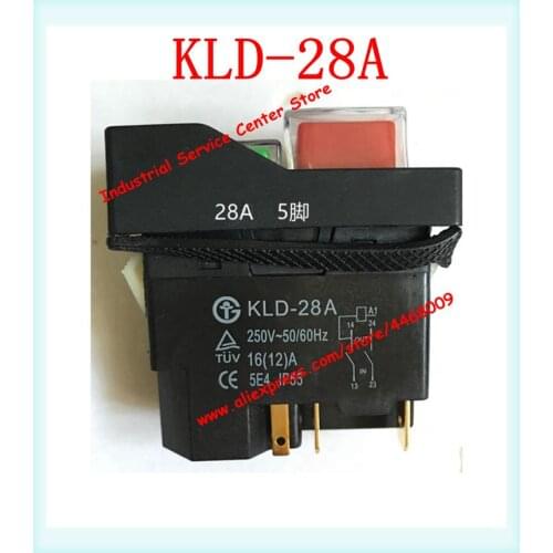 IP55 KLD-28A Pushbutton Switches KLD 28A KLD28A 16A 250V Waterproof Magnetic Explosion Proof New