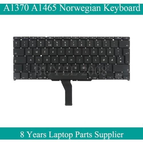 Laptop Keyboard For Macbook Air 11.6" A1370 A1465 Norwegian Keyboard 2011-2015 Replacement