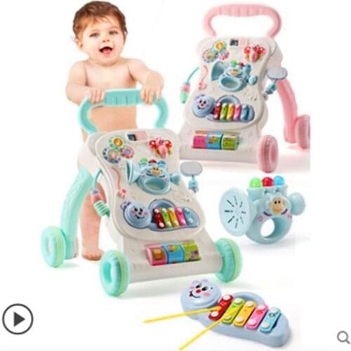 Infant toddler stroller baby learning to walk walker multifunctional 6-9-18 months one-year-old boy and girl