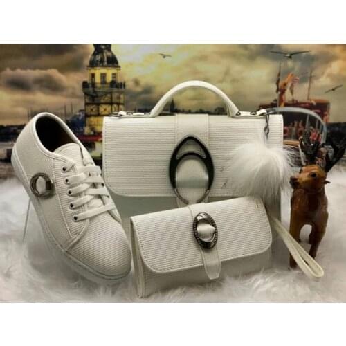 Shoes Bag Wallet Set Suit 3 Set Female Bags In Shoes [Free Shipping]