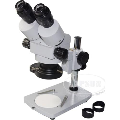 7X - 45X Inspection Dissecting Zoom Power Welding Jewellery PCB Stereo Industry Video Microscope + 56 LED Light Illuminator
