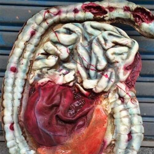 Latex Horror Corpse Props Halloween Simulation Human Internal Organs Scary Props Bar KTV Secret Rooms Tricky Equipment Ghost