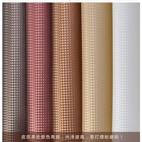 Metal bamboo grain artificial leather sofa simulation leather Bed head background wall cushion car interior soft pack PU 1M