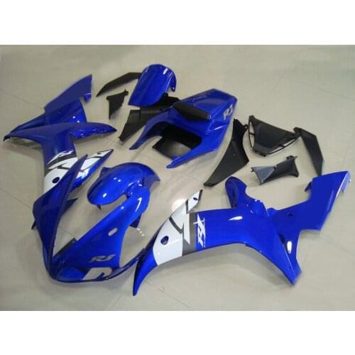 Injection mold Fairing body kit for YAMAHA YZFR1 02 03 YZF R1 YZF1000 2002 2003 ABS Blue Fairings bodywork+gifts YE03