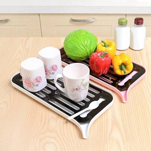 Plastic Dish Drainer Dryer Tray Large Sink Drying Rack Worktop Drain Rack Kitchen Water Filter Tray