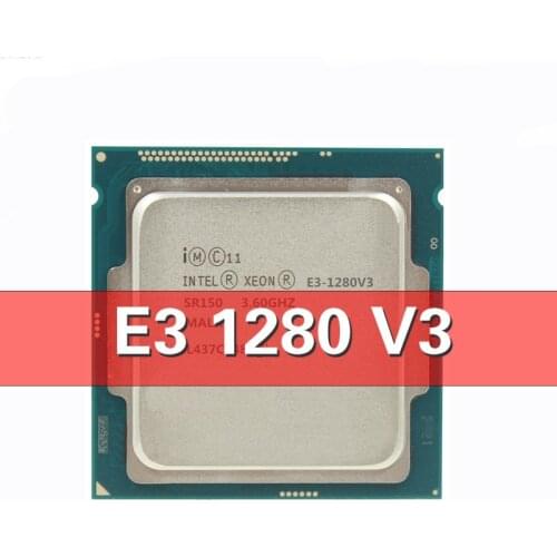 Intel Xeon E3 1280v3 E3 1280 V3 3.6GHz Quad-Core CPU Processor L2=1M L3=8M 82W LGA 1150