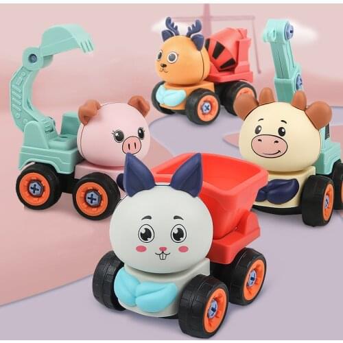 Nut Disassembly Engineering Vehicle Screw Driver Construction Truck Early Educational Children Boy Toys