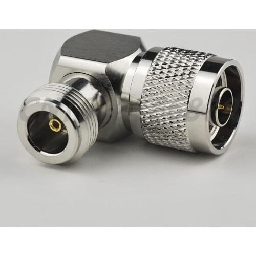 RF electrical N-N adapter N Plug to N Jack Right Angle Male and Female