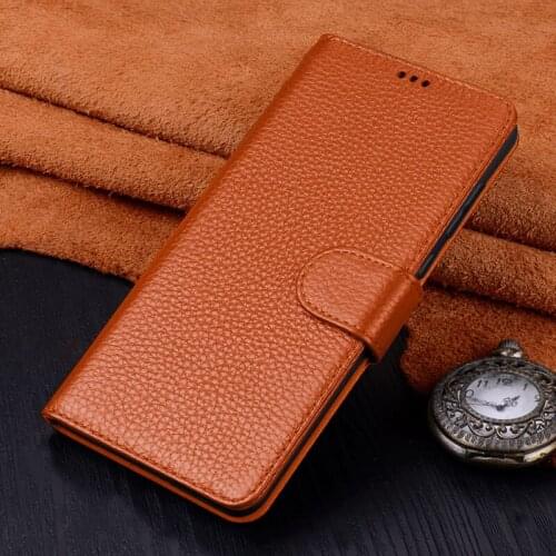 Luxury Genuine Leather Flip For Huawei Honor X10 Leather Half Pack Phone Case For Honor X10 Max 5g Phone Cases Shockproof