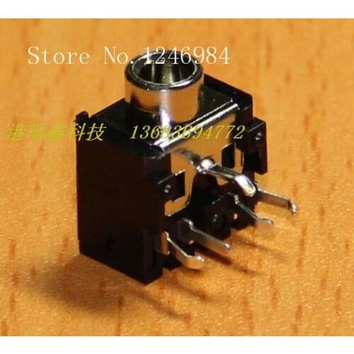 [SA]3.5 pairs of channel stereo headphone jack DC connector socket ST-412N Hong Kong Ruixin GRX Earphone Jack--200pcs/lot