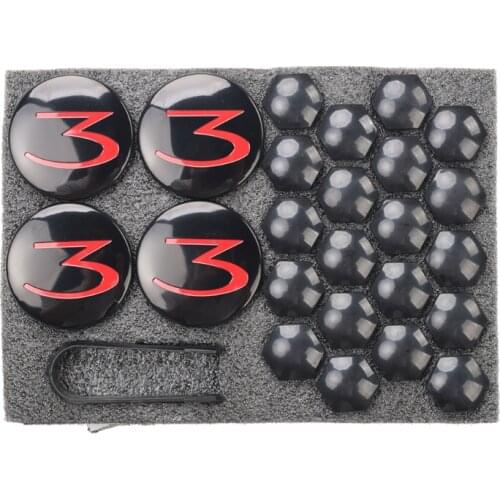 Compatible with Model 3 S X Y Wheel Center Caps Hub Cover Screw Cap Kit Decorative Tires Cap Modification Accessories